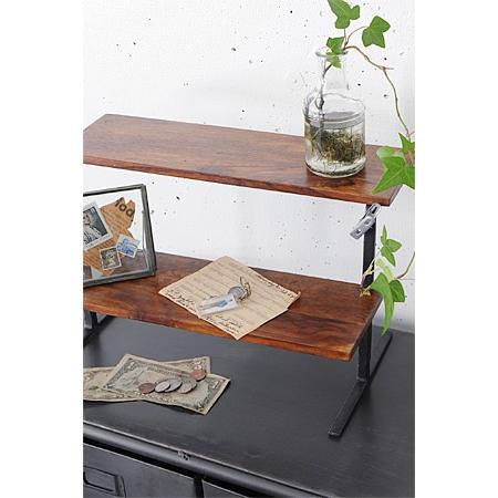 ラック 卓上 おしゃれ ディスプレイ 収納 棚 木製 レトロ アンティーク