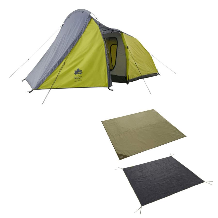 LOGOS（ロゴス） ROSYドゥーブルXL-BJ+テントマット&シートXLのセット