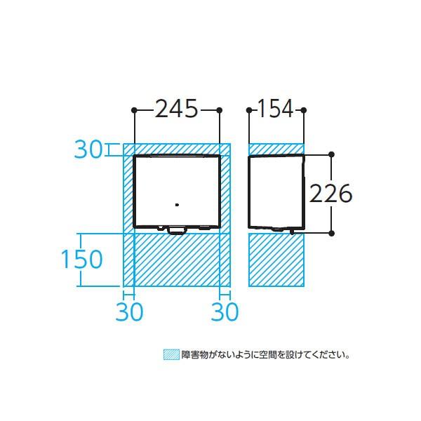 TOTO 【TYC120W】TOTO 洗面所 クリーンドライ（ハンドドライヤー） 温