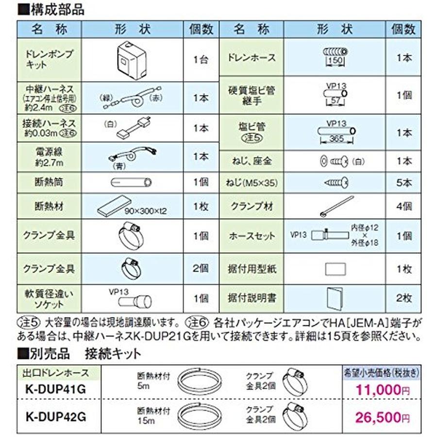 K-DU153KV]オーケー器材 ドレンアップキット : 住設TOWN Yahoo!店