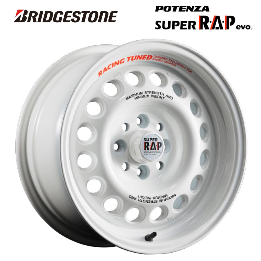 ブリヂストン ポテンザ スーパーRAP エボ RPW 15×7 +20 4/100 73 新品