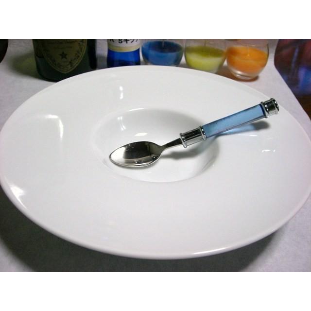 洋食器 ワイドリム 平型スープ皿 大皿 28.5cm 白い食器 日本製