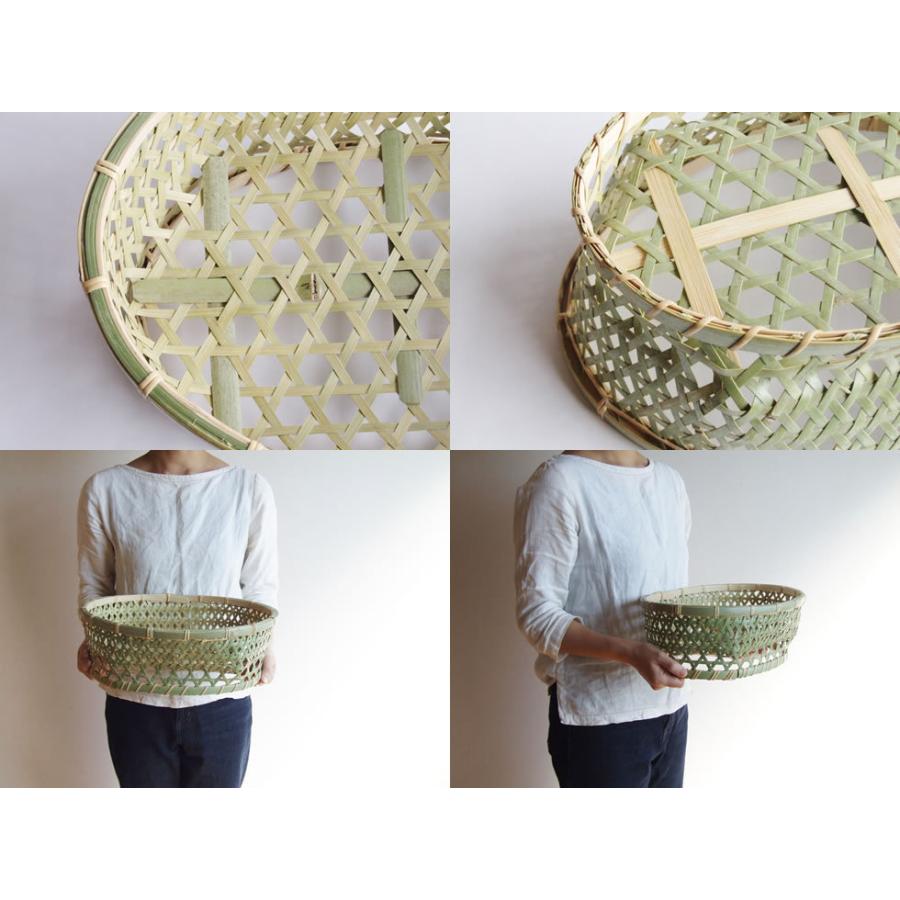 日本の竹細工 椀かご 楕円 大サイズ 3〜4人用 底補強力竹有 : おまめ