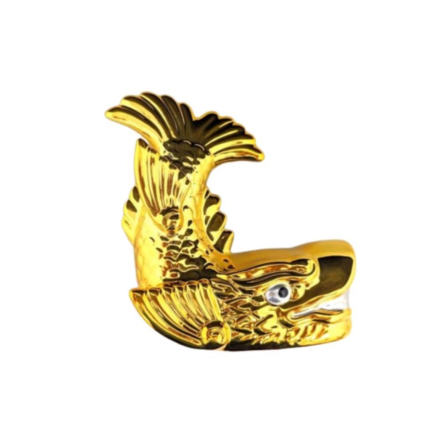 金鯱 置物 1頭 陶器 金メッキ セラミック 名古屋 おみやげ お土産 愛知