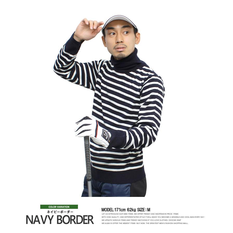 大きいサイズ メンズ 激安 ゴルフウェア コーディネート ニット