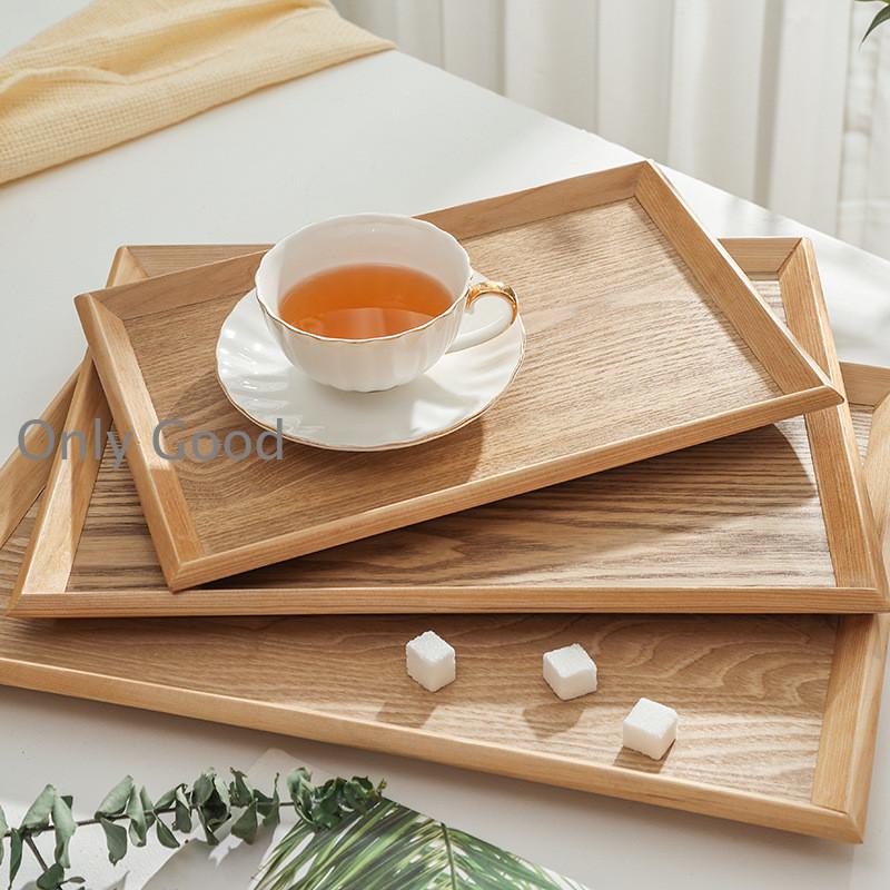 木製トレー 40cm*30cm*3cm トレイ￥/天然木￥/お茶￥/長角膳 : Only