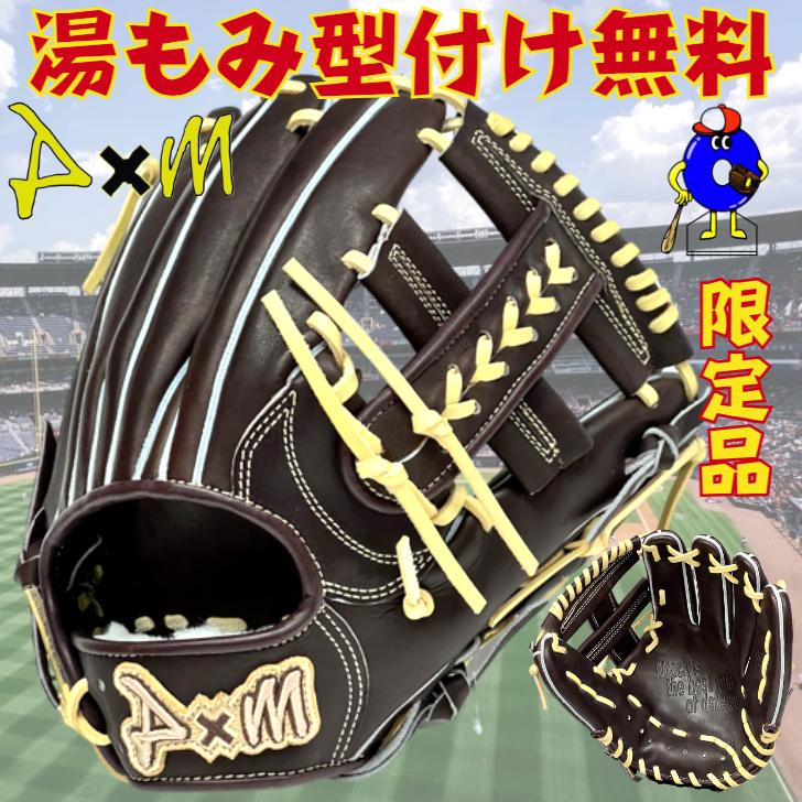 限定品】D×M ディーバイエム 硬式グローブ 内野手用 バーガンディ I200