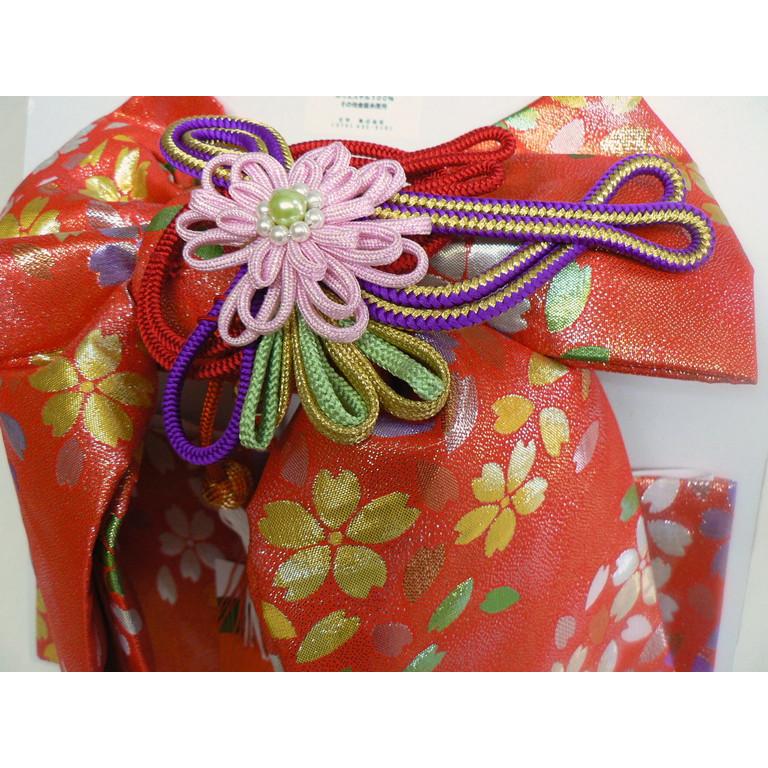 七五三・7歳用・結び帯・M（帯巾、14センチ）サイズ・o23-753-7・良き