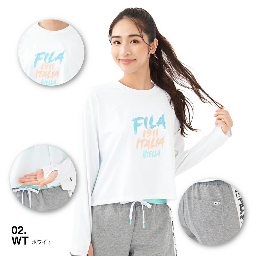 FILA（フィラ） レディース ラッシュTシャツ付きタンキニ4点セット