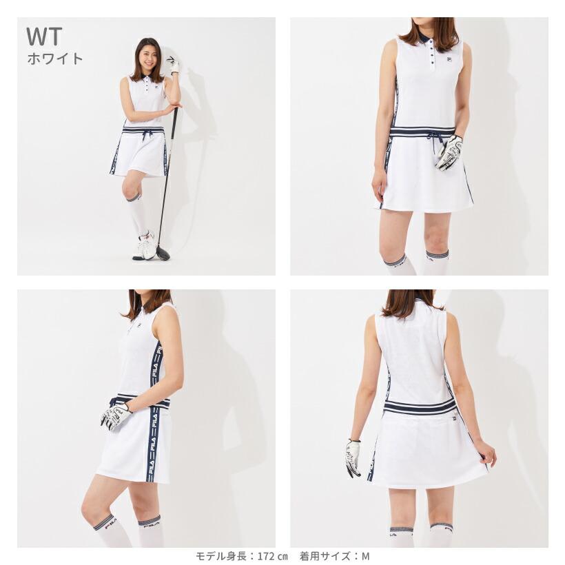 FILA（フィラ） ゴルフウェアレディース ワンピース ノースリーブ 20代