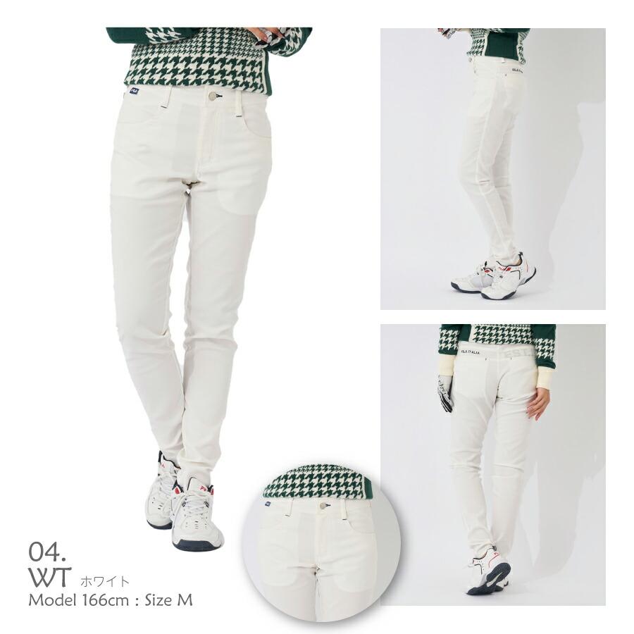 FILA GOLF レディース ゴルフ ストレッチロングパンツ 裏起毛 秋冬