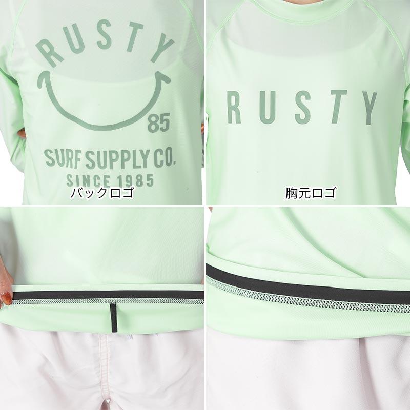 RUSTY（ラスティ） レディース 長袖 ラッシュガード Tシャツ ティー