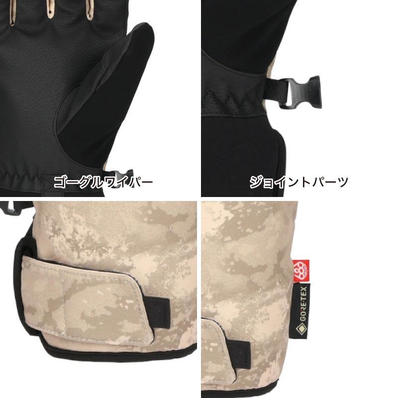 686（シックスエイトシックス） メンズ GORE-TEX 5指グローブ スマホ