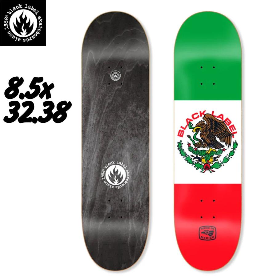 ブラックレーベル 8.5インチ スケボー デッキ BLACK LABEL SUPER MEX