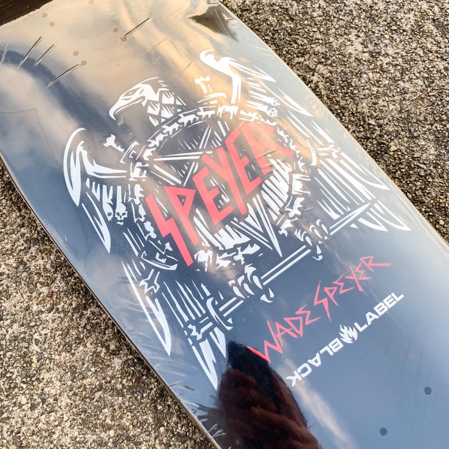 ブラックレーベル 10.0インチ X2シェイプ スケボー デッキ BLACK LABEL