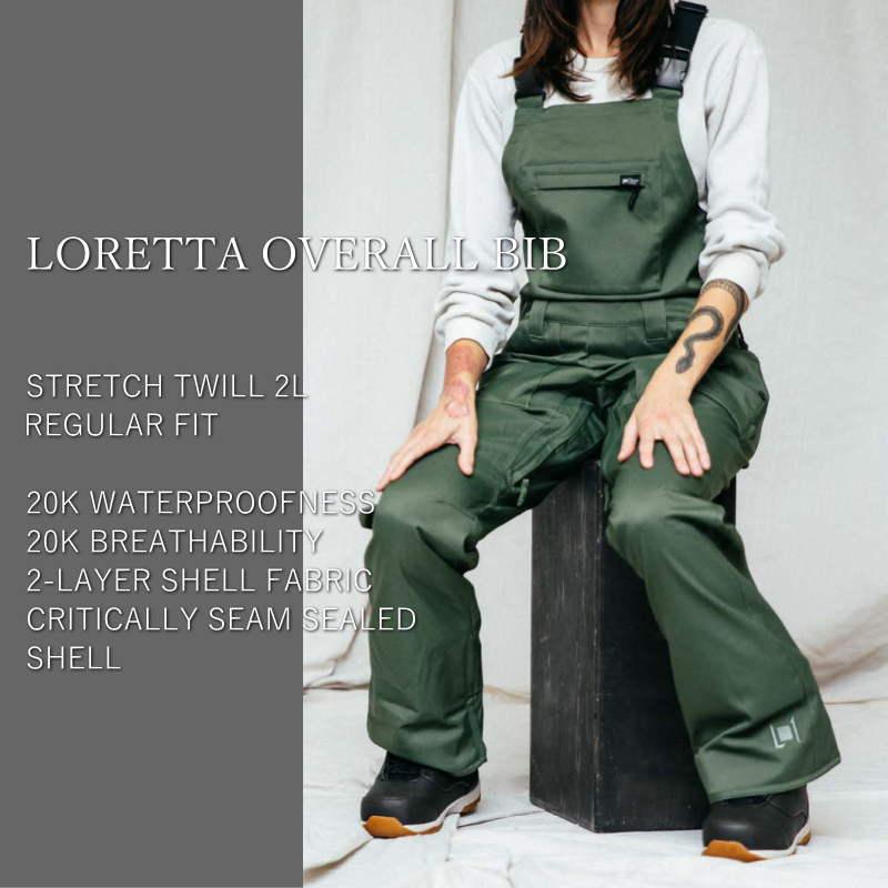 L1 ○ L1 LORETTA OVERALL BIB PNT HUCKLEBERRY Mサイズ レディース