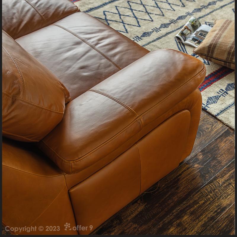 ソファ 2人掛け 北欧 総革 オイルレザー ソファー 本革 レザー