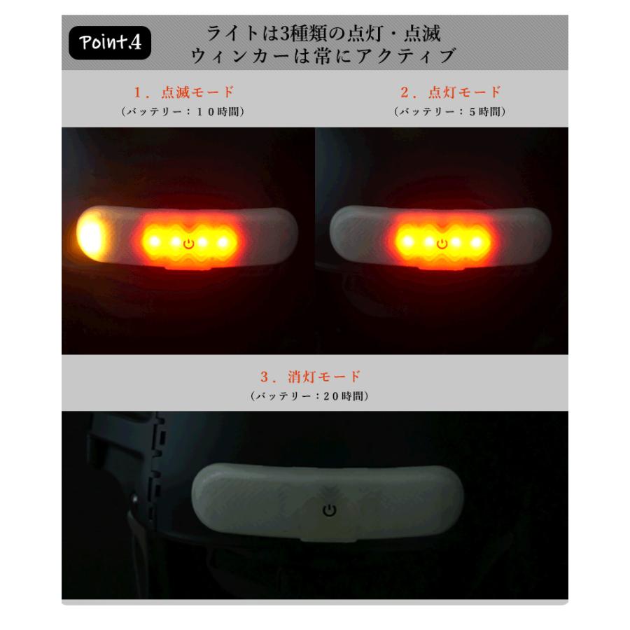 ヘルメット専用ウィンカー BLINXI ウインカー LEDライト ブリンク