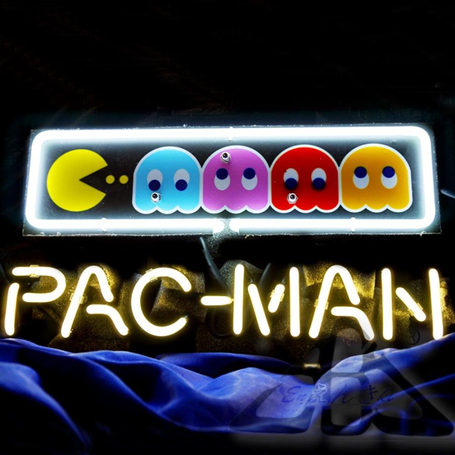 PAC-MAN パックマン ネオン看板 レトロゲーム インテリア LED 照明