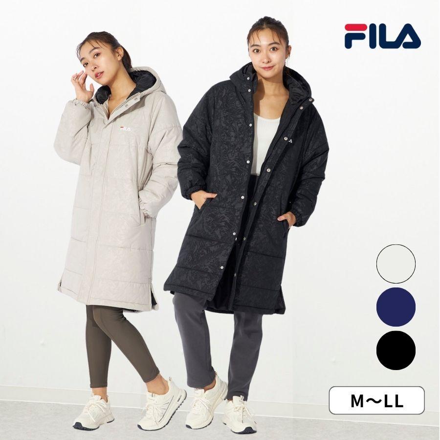 FILA（フィラ） ダウンジャケット ベンチコート レディース 中綿ロング