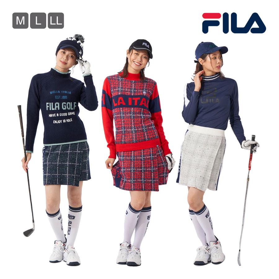 FILA（フィラ） レディース ニットスカート チェック柄 FILA GOLF