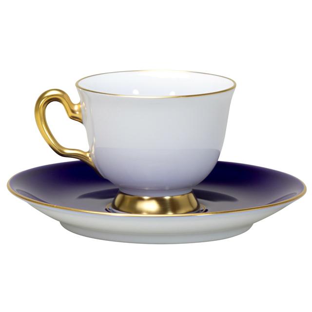 大倉陶園 【大倉陶園直営店】 100周年記念ブルーローズ デミタスカップ