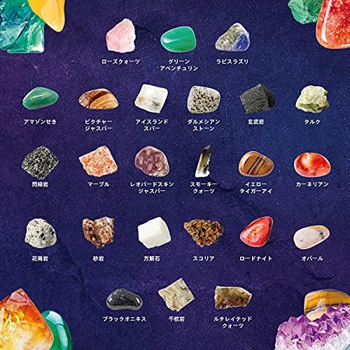 XXTOYS 鉱石標本48種 天然鉱石 宝石おもちゃ 岩石標本 クリスマス