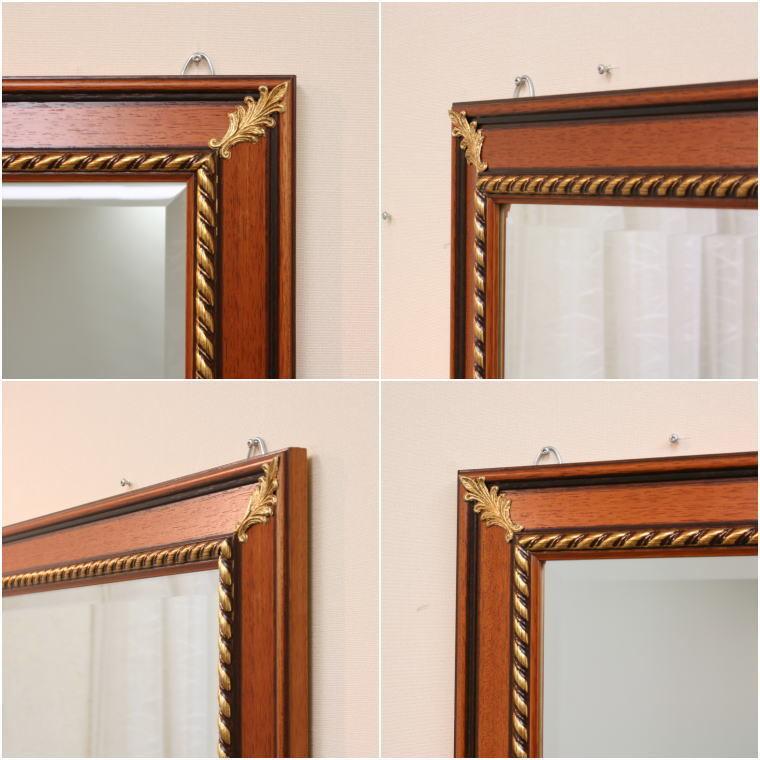 鏡 ミラー ウォールミラー アンティークミラー イタリア製ウォール