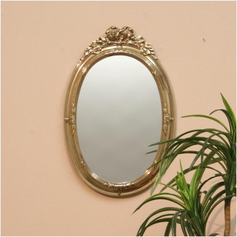 st622p 光沢仕上げアンティークミラー 真鍮製アンティークゴールド