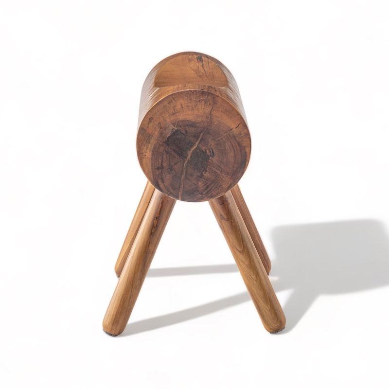 スツール 木製 椅子 おしゃれ 北欧 丸太 木製スツール レトロ