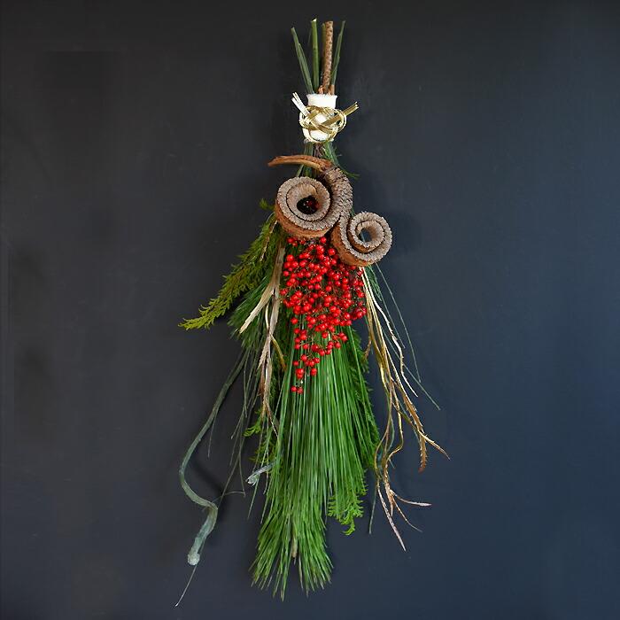 プリティ マーメイド 玄関 花 ドライフラワー リース スワッグ しめ