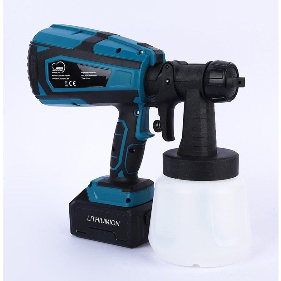 スプレーガン 電動 マキタ 18Vバッテリー併用 コードレススプレーガン