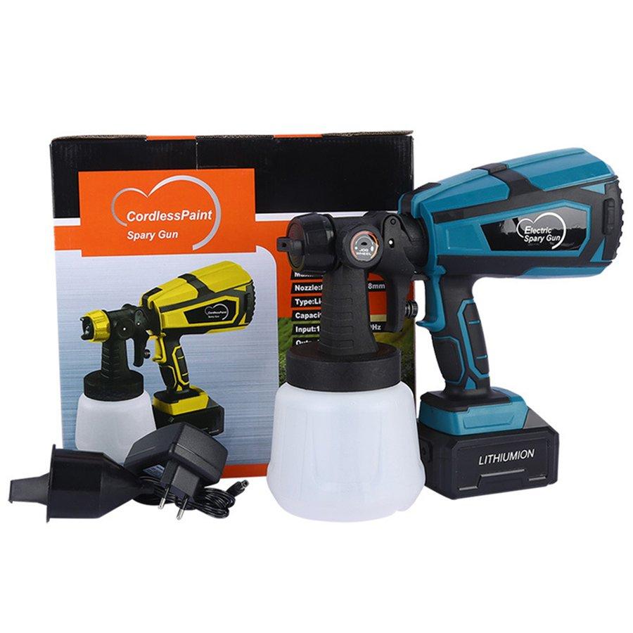 スプレーガン 電動 マキタ 18Vバッテリー併用 コードレススプレーガン