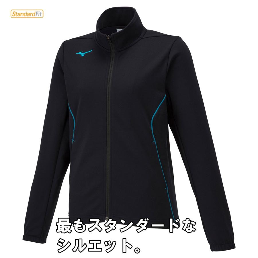 MIZUNO（ミズノ） ジャージ レディース おしゃれ 上 シャツ 紺 長袖