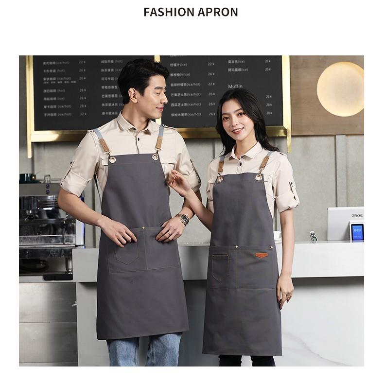 ニーハオ オシャミ オリジナル エプロン01 ポリエステル＆棉 幅70cm