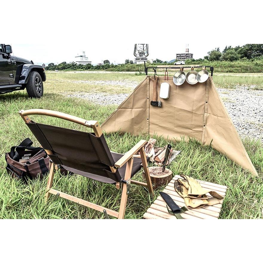 無敵の焚き火幕 本体セット 焚火 陣幕 軍幕 ウィンドスクリーン 自立型