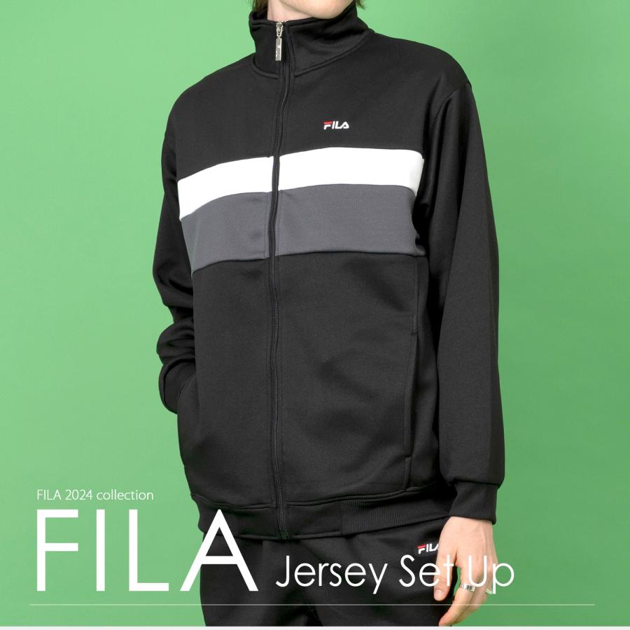 FILA（フィラ） 特価 ジャージ メンズ 上下 セットアップ 運動着 長袖