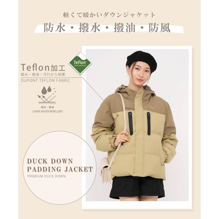 FILA（フィラ） 特価 ダウンジャケット アウター レディース 冬 刺繍