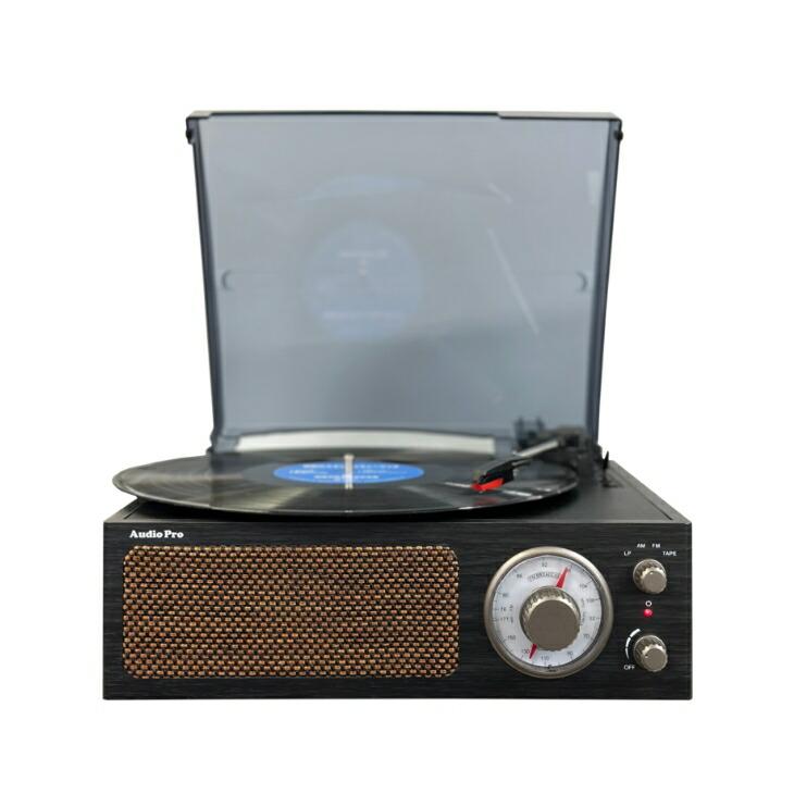 山善（YAMAZEN） レコードプレーヤー 昭和レトロ 簡単 コンパクト