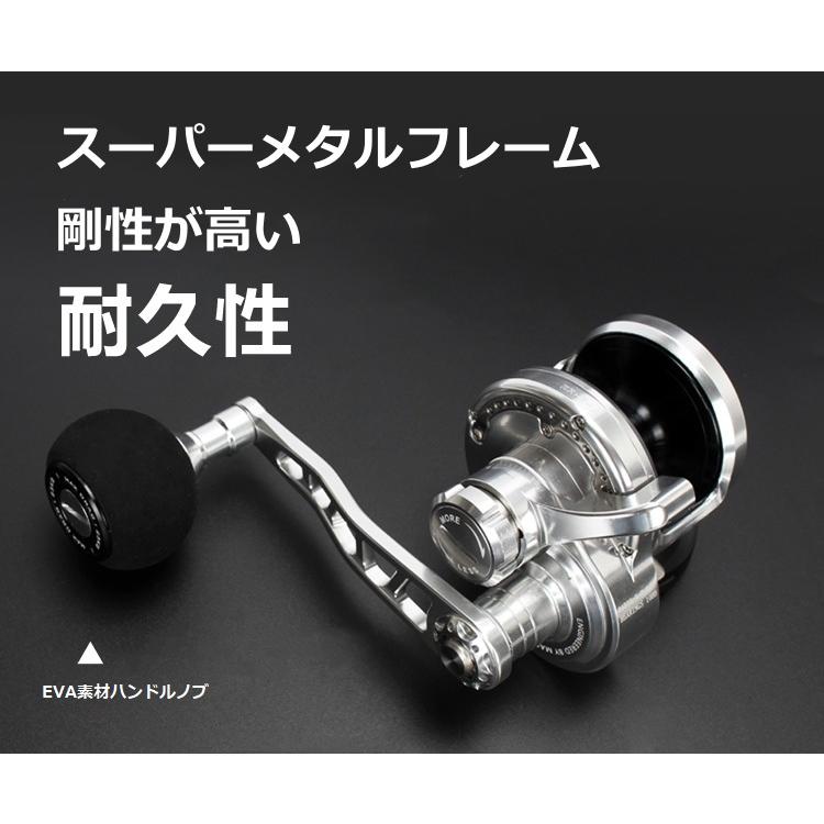 MADOX レバードラグリール トローリング ジギング ベイトリール 両軸