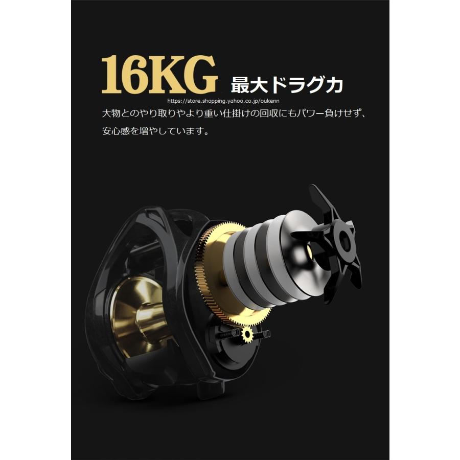 CHIREN ベイトリール 船釣り 手巻きリール 両軸 軽量 ジギング ギア比