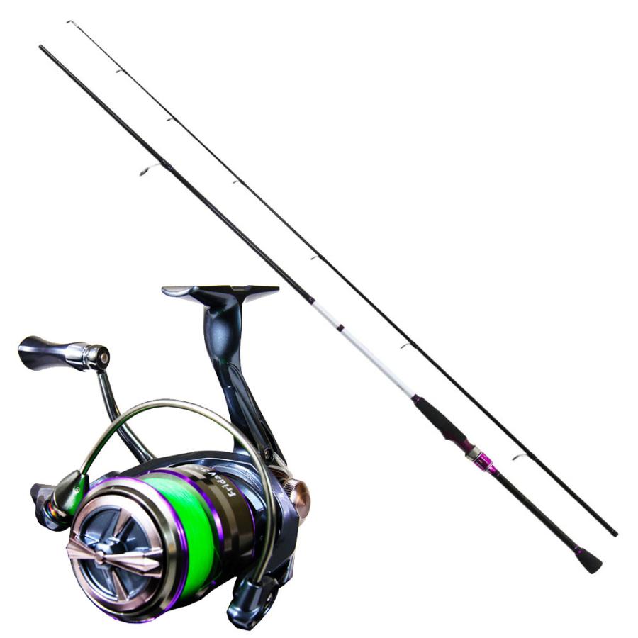 おり釣具 Friday エギングロッド ＆ ライン付きリール セット