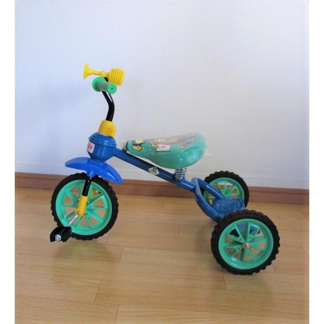 三輪車 日本製 豆ダッシュ ベアーズ ライオン柄 大きめ シンプル