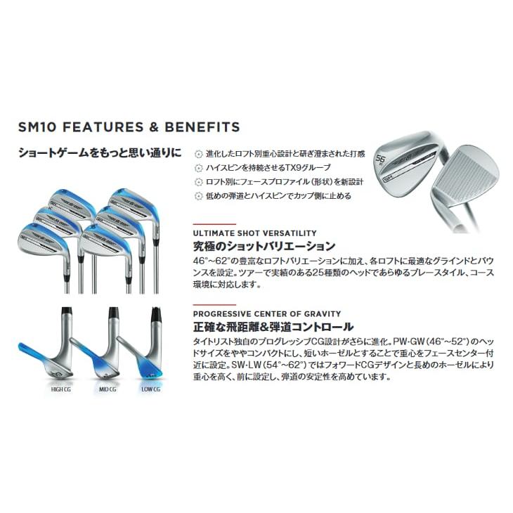 SM（VOKEY FORGED） 【在庫品即納】ボーケイ・デザイン SM10 ウェッジ