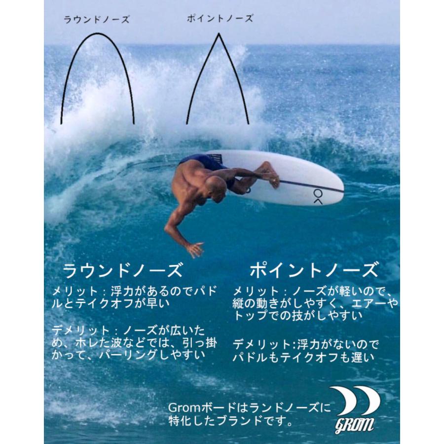 サーフボード オルタナ系 Grom EVO 5'3 エポキシ EPSボード 波乗りに