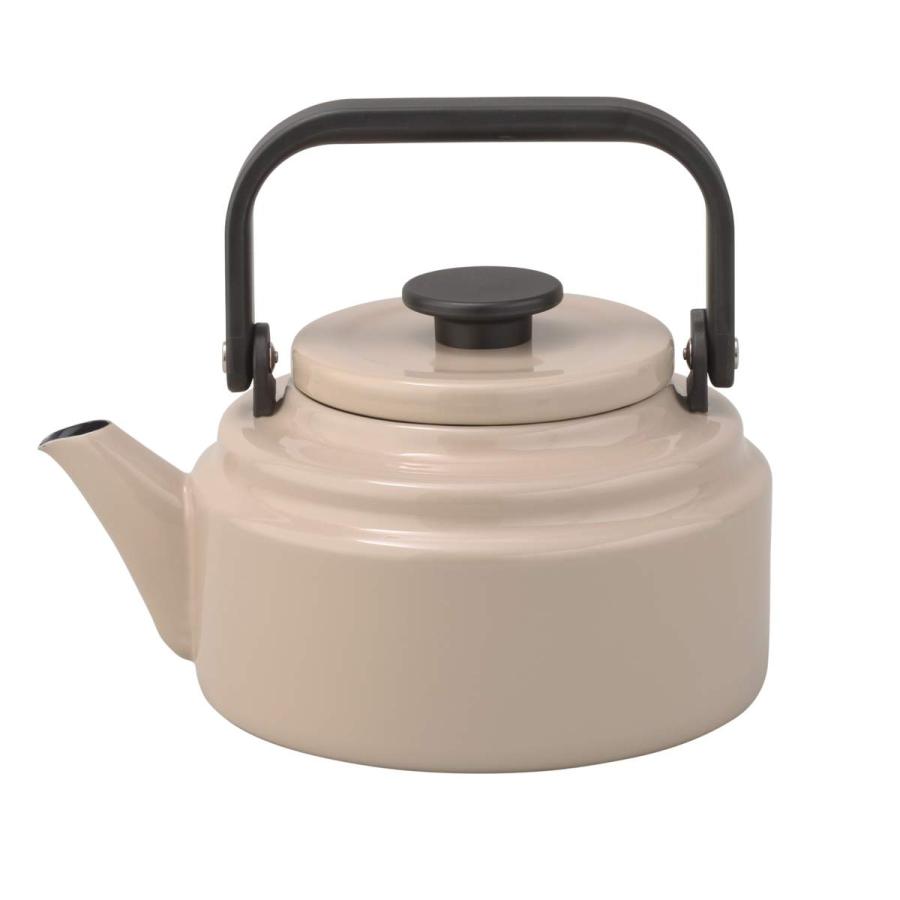 野田琺瑯（noda horo） AM-20K BE アムケトル ベージュ 2.0L[日本製