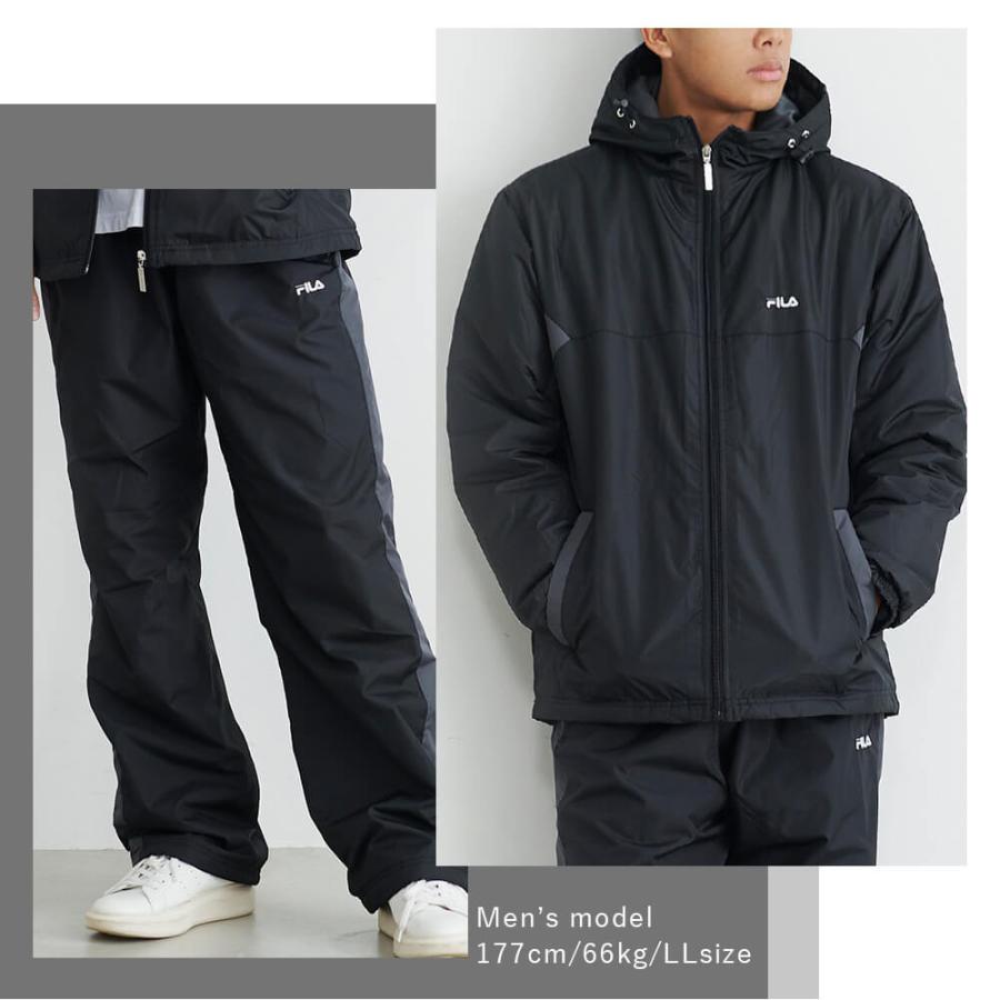 FILA（フィラ） 特価 P5倍 ウインドブレーカー上下 裏フリース