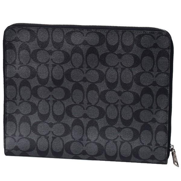 COACH（コーチ） iPadケース コーティングキャンバス スムースレザー