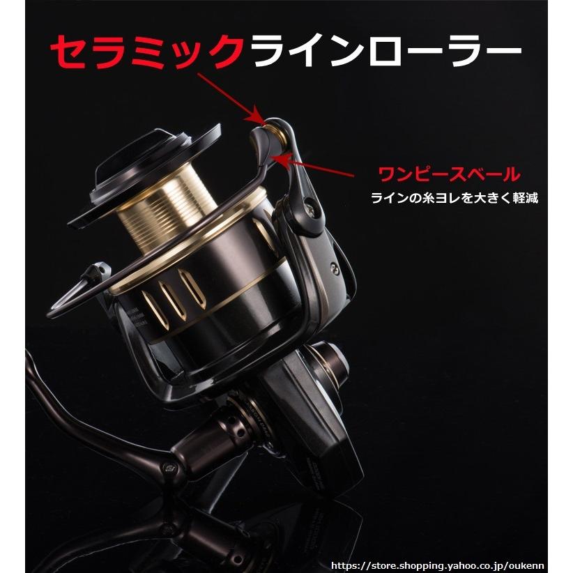 ARTSEA スピニングリール 8000-10000 遠投型 最大ドラグ力30kg 高強度