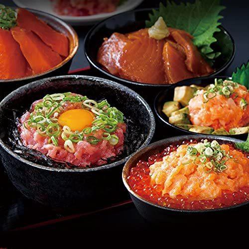 海鮮丼の具 5種 セット 計15食 わさび・がり・すし醤油付き マグロ漬け